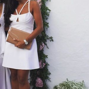 BCBG White Dress Size 12